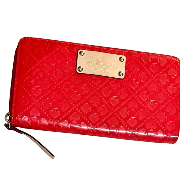 Kate Spade Red Wallet - Picture 1 of 4